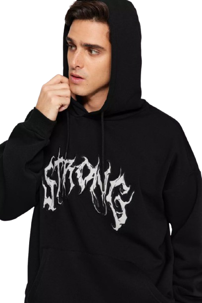 Black Pullover Hoodie
